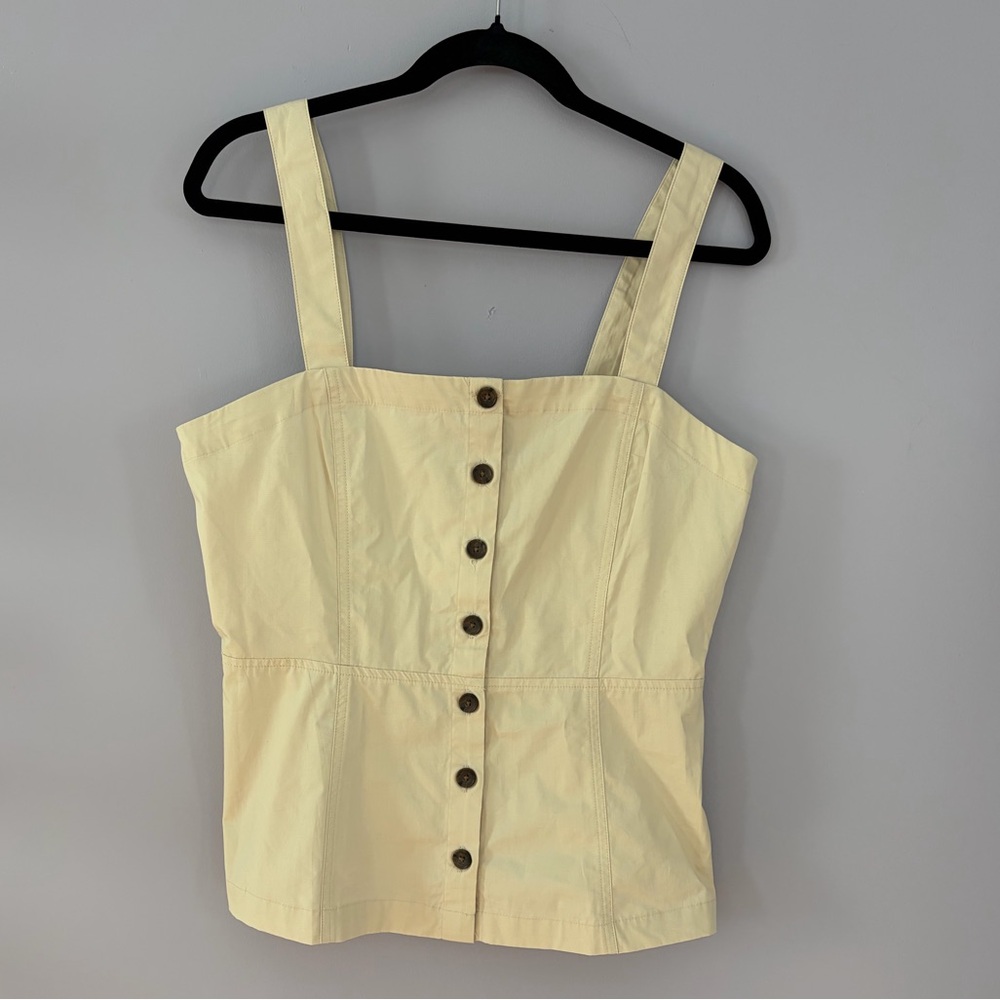 NWT Banana Republic Button Up Cotton Tank